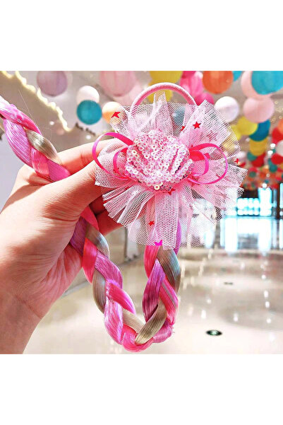 Choice Shell Hair tie Girls Elsa Cosplay Headband Weaving Braid Tangled Snowf...