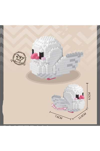 Choice NO BOX 8920 Kawaii Cute Bird Small Building Blocks Set Creative Educat...