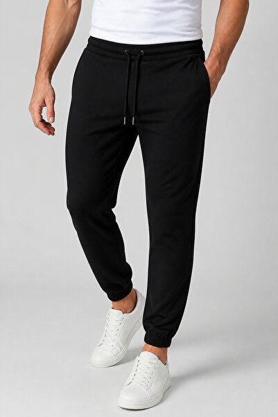 Bravie Men's Jogger Track Pants Black 1013