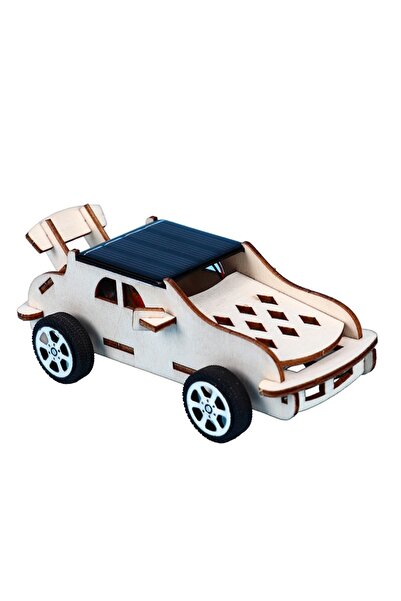 Choice DIY Solar Powered Wooden Car Kit Toys for Kids Gift Creative Science P...