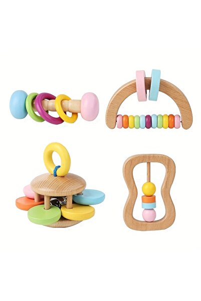 Choice 4Pcs 4Pcs Early Education Toys Set Colorful Wooden Puzzle Baby Sensory...