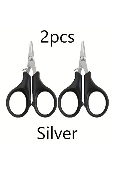 Choice مقصات صيد ثقيلة الوزن من Silvery2Pcs، قطعتان، ذات حواف مسننة غير قابلة...