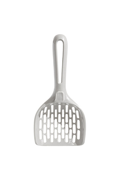 Choice GRAY Cat Litter Scoop Plastic Cat Litter Shovel With Base Self Cleanin...