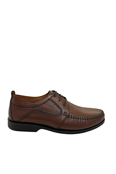 Castle Black 3075-1 Tan Genuine Leather Classic Shoes