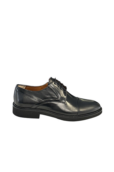 Gianni Maggi 1050 Model Men's Black Calf Leather Classic Shoes