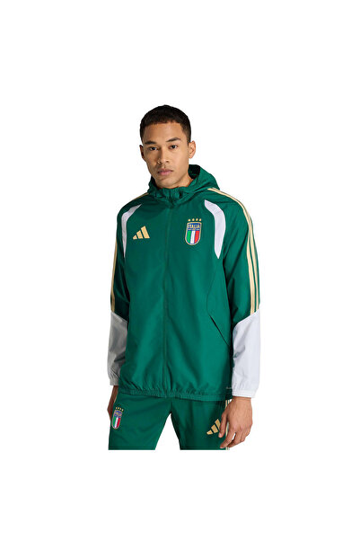 adidas Επιδόσεις FIGC AW JKT JZ9361 Πράσινο