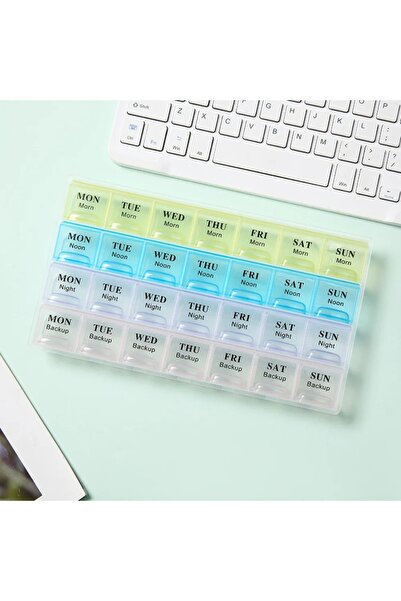 Choice3 28grids Portable Travel Pill Box Cases Organizer 7 Days 21 Grids 3 Ti...