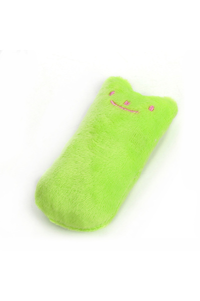 choice2 green Interactive Plush Catnip Toy for Cats Funny Chewing Vocal Cat M...
