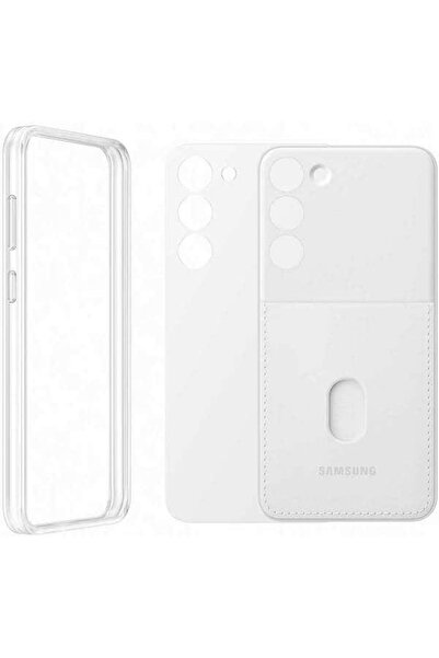 Samsung Husa telefon Frame Case pentru Galaxy S23 Plus, EF-MS916CWEGWW, White
