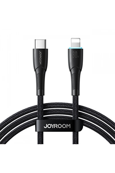 Joyroom Cablu de date și încărcare USB-C - Lightning S-A32, 30W, 1m, Negru
