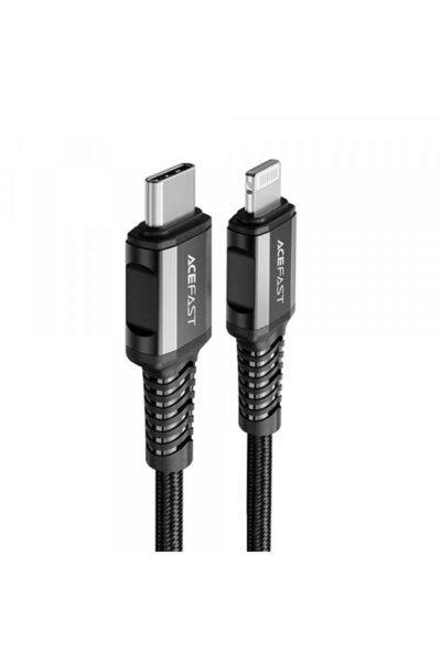 Acefast Cablu Date si Incarcare USB-C - Lightning C1-01, 30W, 1.2m, Negru