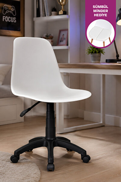 VİLİNZE Vilinze Eames Çalışma Koltuğu Tekerlekli Ofis Sandalyesi
