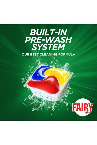 Fairy Dishwasher Capsules | 50 Capsules | One Step Clean | Automatic Dishwasher