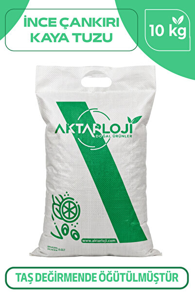 aktarloji 10 Kg Çankırı Kaya Tuzu / İnce Taneli - Yemeklik /Rafine Edilmemiş ...