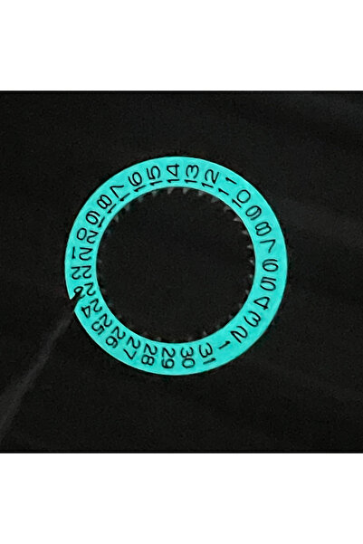 Choice Blue Top C3 Green Luminous Datewheel Fit to NH35 Movement Ice-Blue Lum...