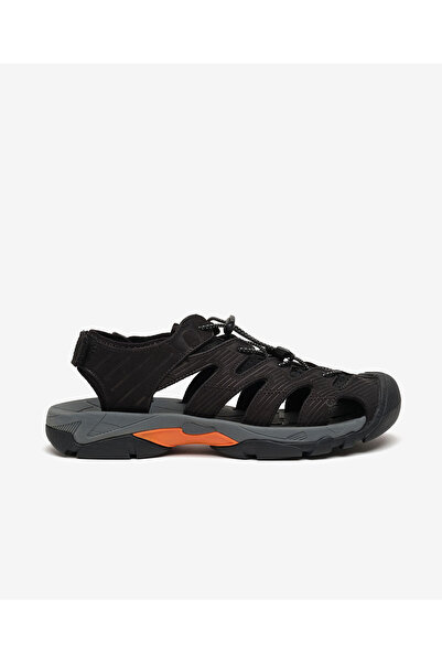Greyder Erkek Siyah Hakiki Deri Sandalet 6Y1CS18540