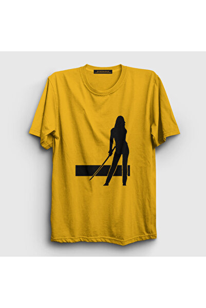 Presmono Unisex Sarı The Bride Film Kill Bill T-shirt 246481tt