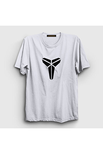 Presmono Unisex beli logo Kobe Bryant košarkaška lopta T-shirt 296318tt