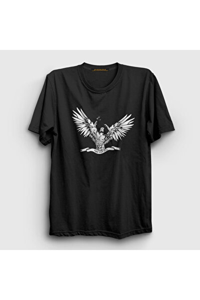 Presmono Unisex Black Angel Gym Fitness Zyzz T-shirt319590tt