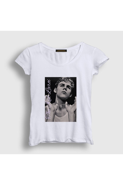 Presmono Women's White Necklace the Kid Laroi T-Shirt 608429Tt