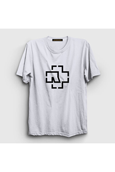 Presmono Unisex White Logo Rammstein T-shirt105357tt