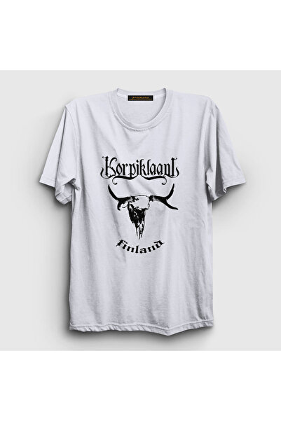 Presmono Unisex bela Finska Korpiklaani T-shirt 161661tt
