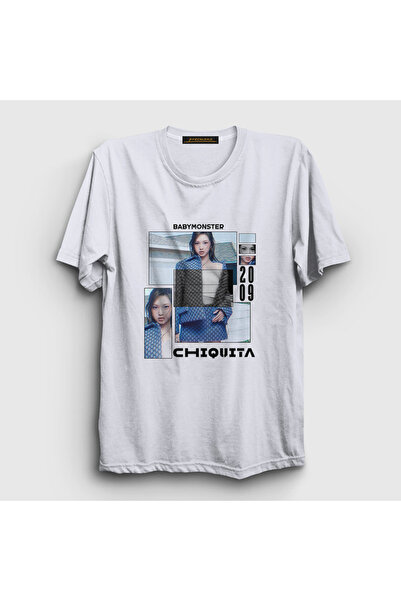 Presmono Unisex White Poster Chiquita Babymonster Baby Monster T-Shirt 609137Tt