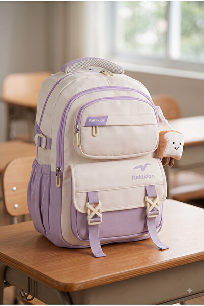 Relaxion Multi-Compartment Rainproof School Backpack Rlx-2463