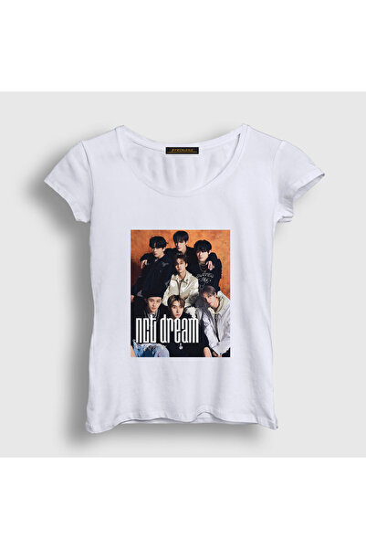 Presmono Women's White Members K-Pop Nct Dream T-Shirt 598449Tt
