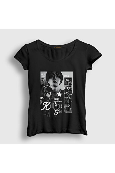 Presmono Women's Black Killin It Girl J-Hope Jung Hoseok T-Shirt 597959Tt