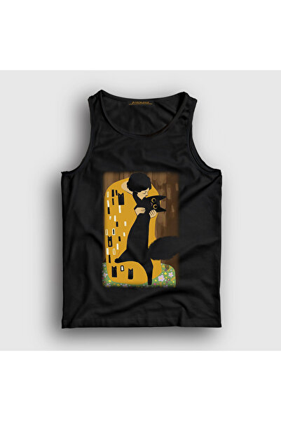 Presmono Unisex Black Cat Kiss Cat Catwoman Gift Gustav Klimt Tank Top 586861Tt