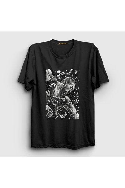 Presmono Унисекс црна мајица Панч Џон Џоунс ММА T-shirt 428871тт
