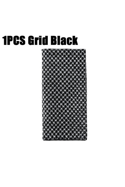 choice2 1PCS Grid Black 1pc Blissal Shower Scrubber 25 100cm Extra Long Exfol...
