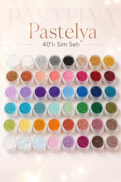 Genel Markalar 40 lı Glitter Sim Göz Farı Yüz ve Vücut Parıltısı Glitter Sim ...