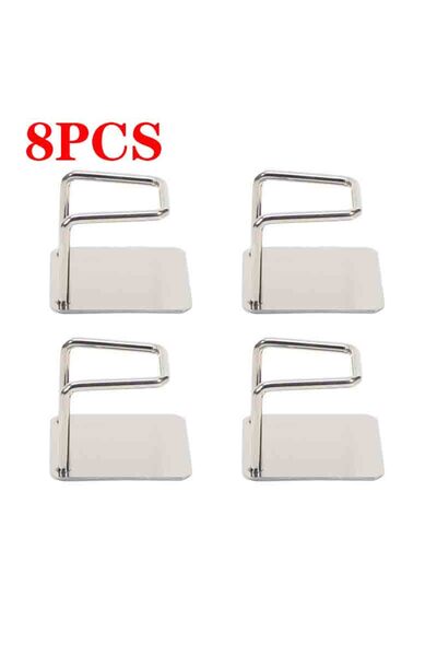 choice2 Silver-8PCS New Wall Mounted Weight Scale Storage Rack Universal Brac...