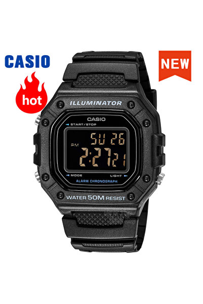 Casio W-218H-1B Watch for Men Set Brand Luxury LED Digital Multifunctional Mo...