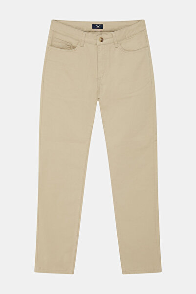 W Collection BEJ BORU PAÇA SPOR PANTOLON