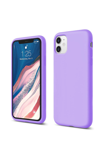 Casey Studios iPhone 11 Силиконов калъф, с микрофибър, тънък, защитен, повдиг...