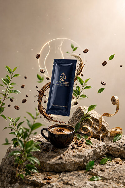 MervMix Kahve & Coffee - Diyet Form Kahve Kolajen & Guarana Ekstraktlı & L-Carnitine & Çinko İçerikli - Detox Etkili