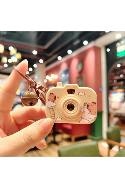 choice2 Style D Capybara Projector Camera Keychain Cartoon Glow Gift Cute Lig...