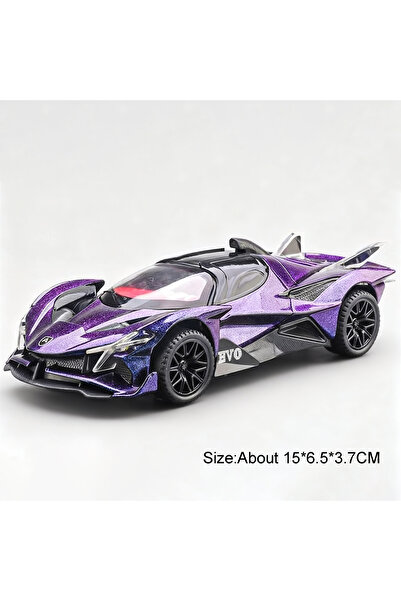 Choice4 EVO Purple Scale 1:32 Apollo EVO IE Car Model Toy Metal Diecast Pull ...