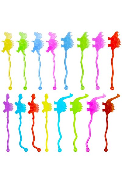 Choice1 20PCS 10-100 Pcs TPR Elastic Sticky Dinosaur Game Children Birthday P...