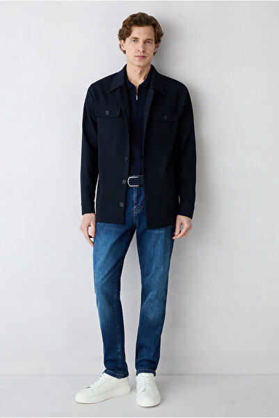 Kiğılı Pantaloni din denim de bumbac cu croială relaxată și confortabilă, cu ...
