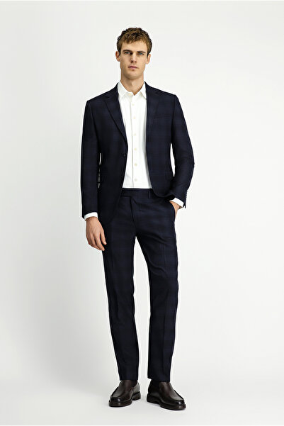Kiğılı 7 Drop Slim Fit Slim Fit Plaid Classic Suit