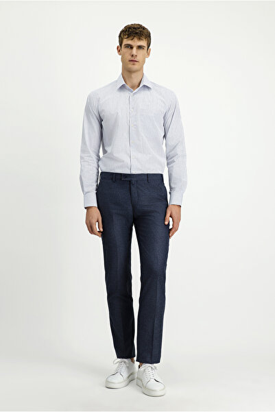 Kiğılı 7 Drop Slim Fit Patterned Lycra Classic Fabric Trousers