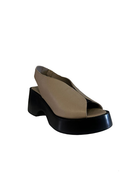Castle Black 42624 Women's Genuine Leather Summer Shoes Mink