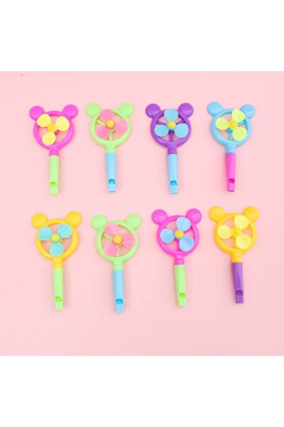 Choice as picture 10Pcs Colorful Whistle Windmill Noise Maker Toys for Kids B...