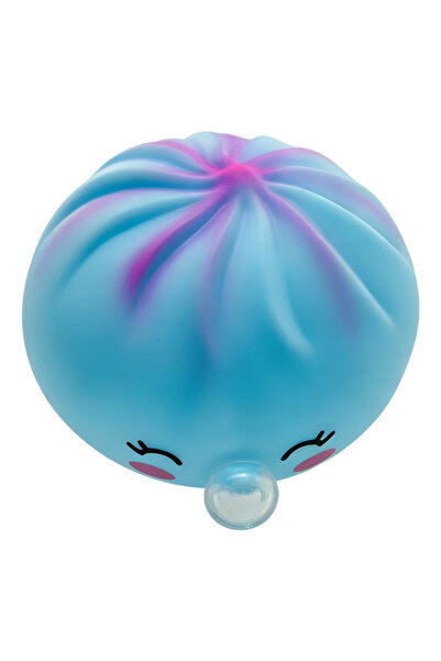 Choice Blue A Cute Dumpling Squishies Bubble Spitting Steamed Bun Squeeze Toy...