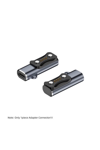 Choice محول شحن مغناطيسي USB C رمادي اللون، موصل شاحن ساعة، محول طاقة لساعات ...