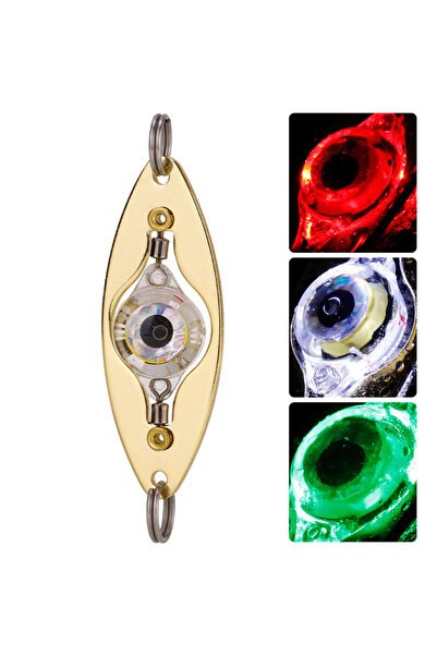 Choice Colorful Rotatable LED Fishing Lure Light Deep Drop Fishing Spoons Und...
